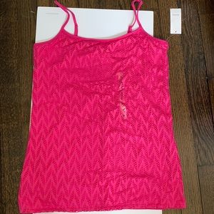 Hot pink loft tank top nwt